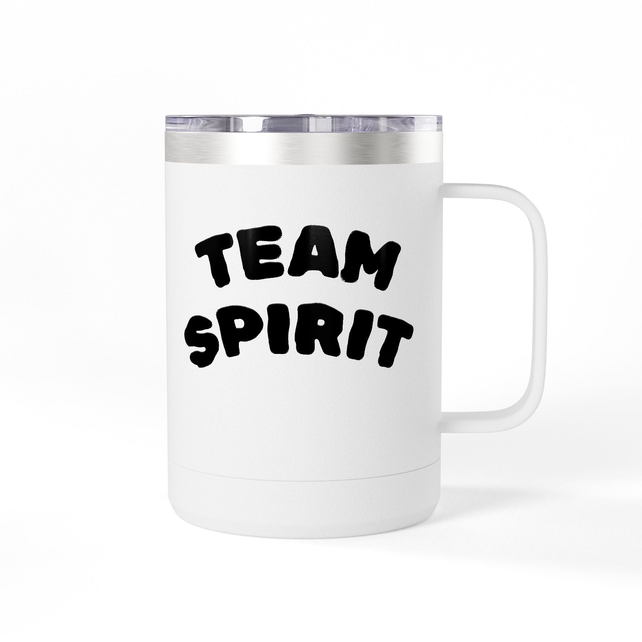 Team Spirit 15oz Travel Mug – Insulated Coffee Tumbler