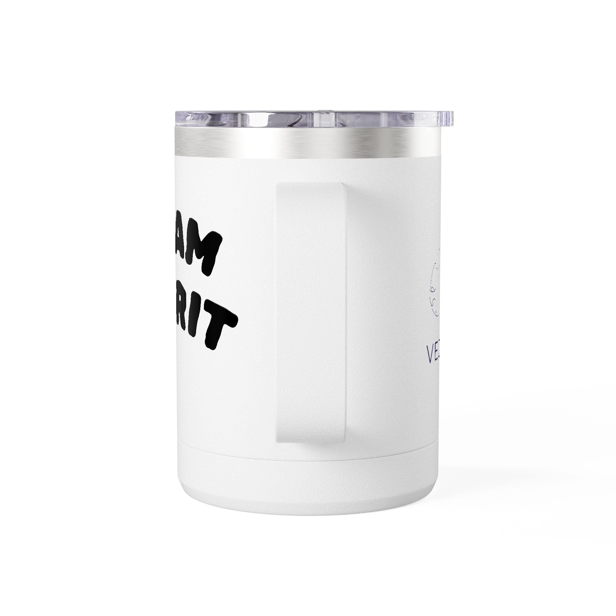 Team Spirit 15oz Travel Mug – Insulated Coffee Tumbler